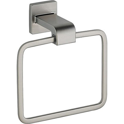 Delta Hand Towel Holder | Square Stainless Steel Ring for Hanging Towels in Kitchen, Bathroom | Ara Accessories