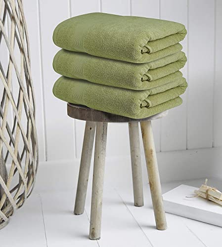 Luxury Bath Towels Set of 4 (27” x 54”) | Towels for Bathroom | Super Soft | Highly Absorbent Towels for Home, Spa, Gym (Sage Green) - color: Sage Green