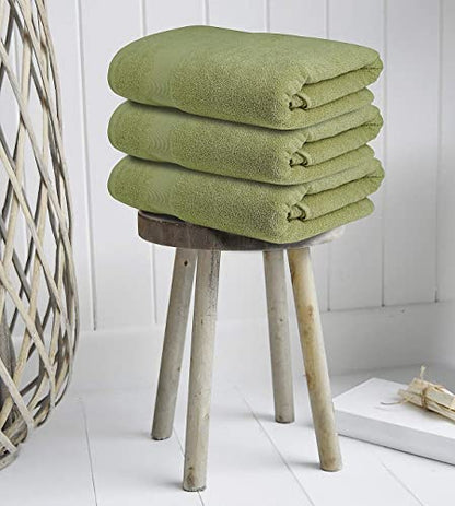 Luxury Bath Towels Set of 4 (27” x 54”) | Towels for Bathroom | Super Soft | Highly Absorbent Towels for Home, Spa, Gym (Sage Green) - color: Sage Green
