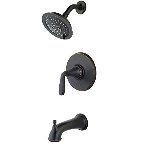 Pfister Northcott LG89-8MGY 1-Handle Tub & Shower, Trim Only, in Tuscan Bronze - color: Tuscan Bronze