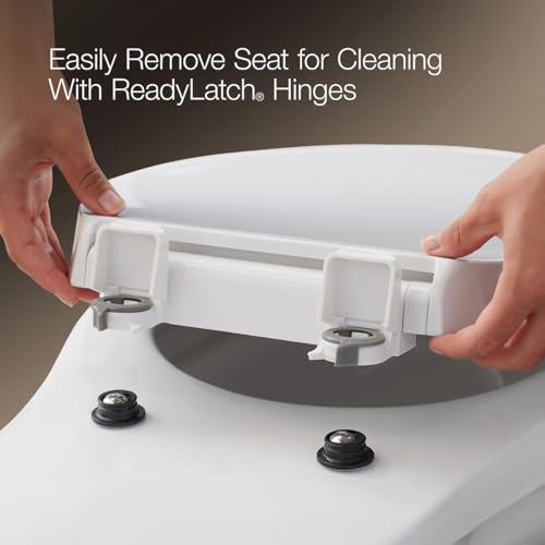 KOHLER 4639-RL-K4 Cachet ReadyLatch Round Toilet Seat Soft Close, Cashmere (Pack of 2) - color: Cashmere, size: Round (Pack of 2)