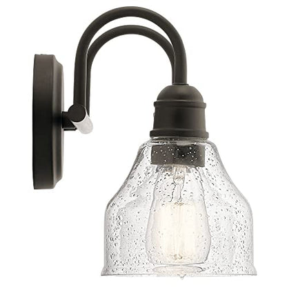 Kichler Avery 14.75" 2 Light Vanity Light with Clear Seeded Glass in Olde Bronze - color: Old Bronze, size: 2-Light