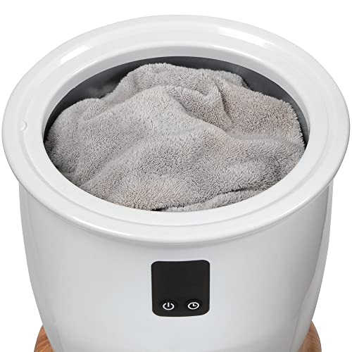 ForPro Towel Warmer, White | for Salon, Spa & Gym Use, Hand Towels, Bleach-Safe Salon Towels, Absorbent Spa Towels, Barber Towels, Salon & Spa Essentials