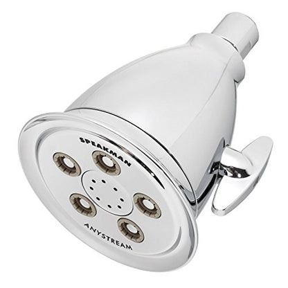 Speakman, Polished Chrome S-2005-HB-E2 Hotel Anystream 2.0 GPM Adjustable Shower Head - color: Polished Chrome, size: 2 GPM
