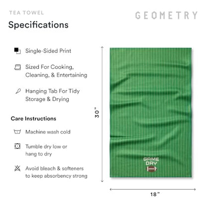 GEOMETRY Game Day - color: Game Day, style: Kitchen Towel - Double