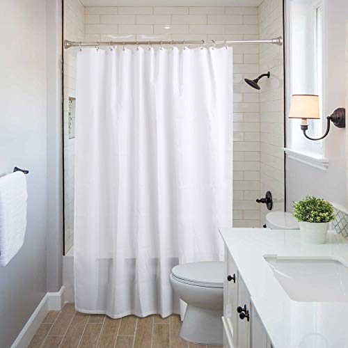 Rust-Proof Zinc Shower Curtain Hooks with Clasp Closure, Shower Hooks Hangers for Bathroom, Kitchen Utensils, Curtains, Clothing, Towels etc - Set of 12, Brushed Nickel - color: Brushed Nickel