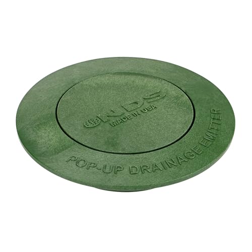 NDS 420C Pop-Up Drainage Emitter, fits 3-Inch and 4-Inch Sewer and Drain Fittings, Works with Drainage Systems Including Catch Basins and Channel Drains, Green