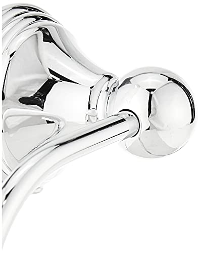 Moen Preston Single Post Toilet Paper Holder, Wall Mounted with Hardware, European Open Arm Design, Chrome, DN8408CH 2-3/8 x 6-1/2 Inch (Pack of 3) - color: Chrome, size: 2-3/8 x 6-1/2 Inch (Pack of 3)