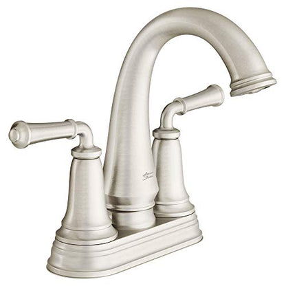 American Standard 7052207.295, Delancey 4-Inch Centerset 2-Handle Bathroom Faucet 1.2GPM, Brushed Nickel - color: Brushed Nickel