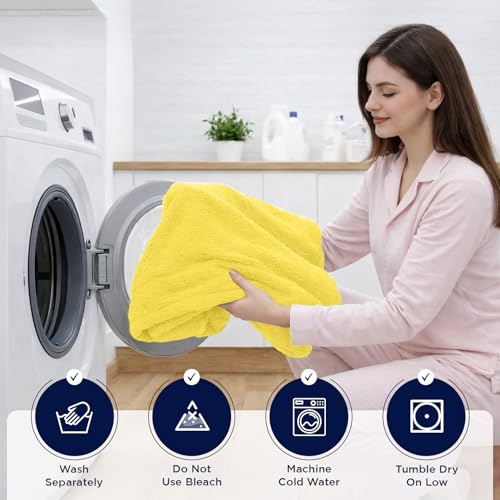 DAN RIVER Pack of 1 Oversized Bath Sheet, 40 x 80 Inches, Yellow | 100% Cotton Jumbo Bath Towel with Extra Large Coverage, Lightweight Feel, Super Soft & Quick Dry - color: Yellow, size: 40x80" Oversized Bath Sheet