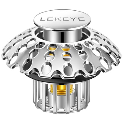 LEKEYE Tub Stopper | Shower Drain Hair Catcher | Bathroom Bathtub Plug | Pop Up Bathtub Drain Stopper for 1-1/2" to 1-3/4" Bath Drain Hole - style: 2070