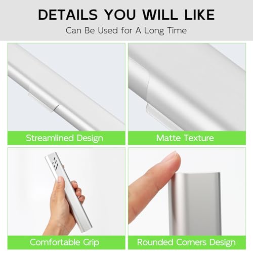 Travel Toothbrush Case, Portable Toothbrush Holder, Durable Aluminum Toothbrush Storage Box, Small Breathable Manual Toothbrush Container for Traveling, School, Camping, Business Trip - Sliver - color: Sliver