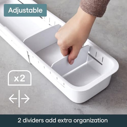 YouCopia DrawerFit Sliding Drawer Sorter, Adjustable Drawer Organizer - style: Sorter
