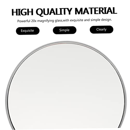 1pc Suction Cup Makeup Mirror Magnification Led Lighted Magnifying Mirror for Home Travel