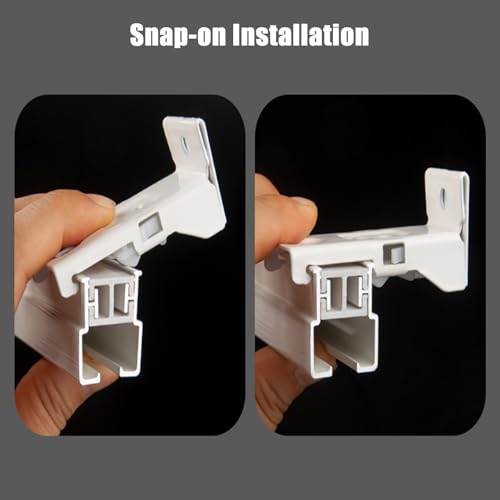 White Curved Curtain Track Ceiling Mount Heavy Duty, Wall Mounting Shower Closets Curtains Bendable Rail 50 45 40 35 30 25 20 15 10 5 ft, for Privacy in Open Rooms(Wall Mount,1.9m/6.2ft) - color: Wall Mount, size: 1.9m/6.2ft