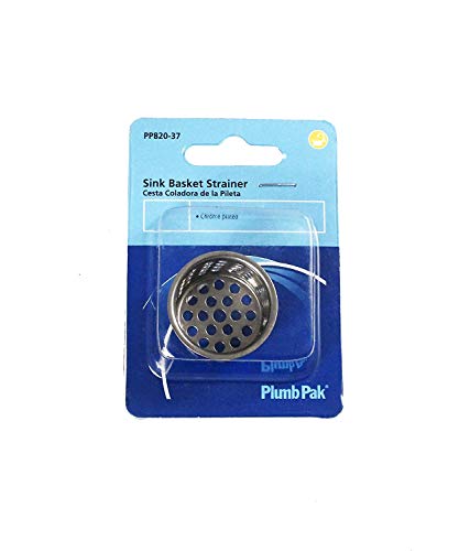 Plumb Pak PP820-37 Strainer Basket-Basin Sink, 1" (2-Pack (1 Inch))