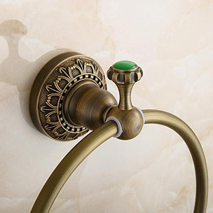 Wall Mounted Towel Ring/Towel Holder,Solid Brass Construction, Antique Bronze Finish,Bathroom Accessories