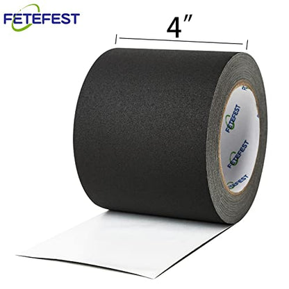 Gaffers Tape 4 inch Black, 2/Pack, 30Yards Each, Heavy Duty, Professional Grade Large Gaffer Tape, Non-Reflective No Residue Hand Tear Self-Adhesive (4 inch Black, 2 Rolls) - color: 4" Black (2 Rolls)