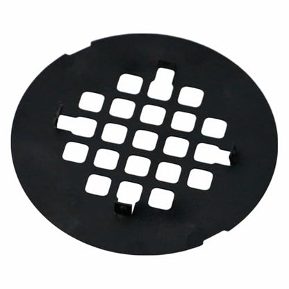 HIDROP Oil Rubbed Bronze Snap-in Shower Drain Cover, 4-1/4" OD Round Grid | Stainless Steel Shower Drain Replacement, 4.25 inch drain cover,Hair Catcher, Easy-to-Install, Bathroom Shower Drain Strainer - color: Bronze