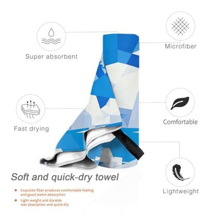 Abstract Sky Quick Dry Bath Towels - Super Soft Bath Towels for Home, Spa, Gym, Travel - color: Abstract Sky, size: 27.5"x55"