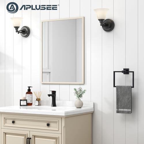 Matte Black Square Towel Holder for Bathroom, 304 Stainless Steel | 180° Rotating Ring for Easy Towel Access, 6.3" Inner Ring, Quiet & Smooth Operation, Easy Drilling Wall Mounted, Modern Style - color: Matte Black