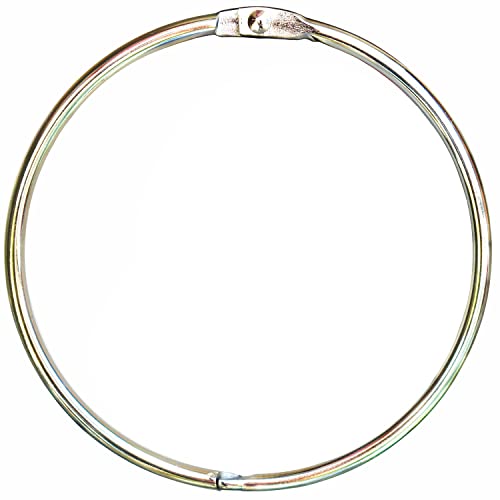 Silver Shower Curtain Rings Metal Round Hooks Ring (15 Pieces) 2-3/4 inch Diameter Nickel Plated Rustproof for Bathroom Shower Rod - color: Silver