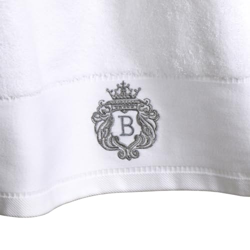 Luxury Bathroom Super Soft and Highly Absorbent Premium 100% Cotton Bath Towel Set for Gifts (White-B) - color: White-b