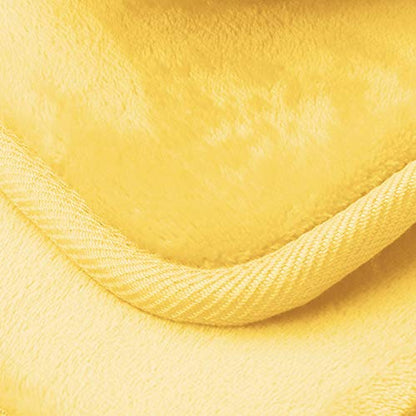 Clara Clark 3 Piece Bathroom Rugs Bath Mat Set, Velvet Memory Foam Bath Mats for Bathroom - Non-Slip, PVC Backing Bath Rugs, Washable - Dries Quickly, Yellow - color: Mellow Yellow
