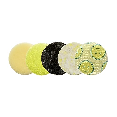 Dremel Versa 5-Pack Scrub Daddy Cleaning Sponge Pads, Variety Pack for Multi-Surface Cleaning, for use in Kitchen, Household and Bathroom - Compatible with Versa Power Scrubber Tool, PC360-5 | For Multi-Surface Cleaning | Kitchen Use | Household And Bathr