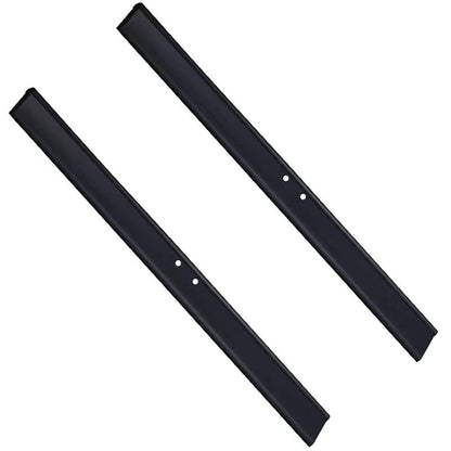 2PCS Replacement Silicon Rubber Squeegee Blade, 12 Inch Black - color: Black