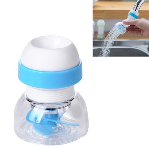 Faucet Water Filter,360°Rotating Faucet Nozzle Water Filter,Water Filter for Sink Bathroom Faucet Extender for Kitchen Sink Water Filter Water Faucet Extender Filter Shower Faucet (Blue) - color: Blue