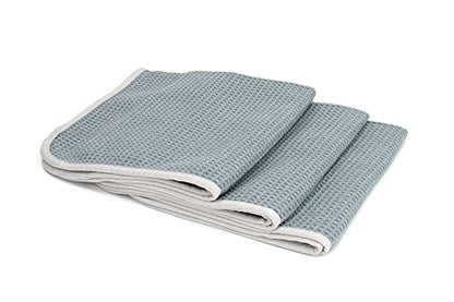 Autofiber No Streak Freak Microfiber Window and Mirror Waffle Towel - Pack of 3, Gray (16 inch x 16 inch) - color: Gray, size: 3 pack