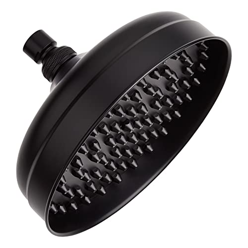 Signature Hardware 482199 8" Lambert 1.8 GPM Single Function Rain Shower Head - color: Matte Black