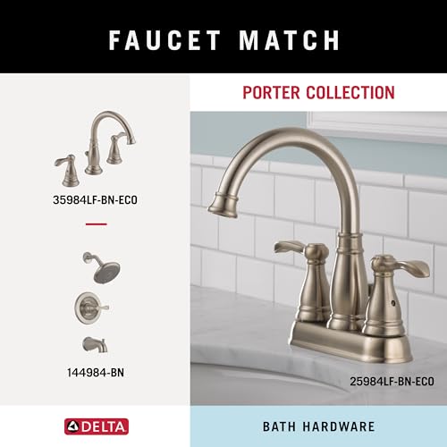 Delta Faucet Porter 18 inch Towel Bar, SpotShield Brushed Nickel , Bathroom Accessories, PTR18-BN - style: 18 inch Towel Bar