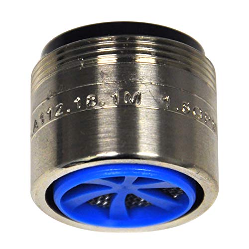 DANCO 1.5 GPM Dual Thread Water-Saving Aerator, Brushed Nickel (10477) - size: Pack of 1, style: Brushed Nickel
