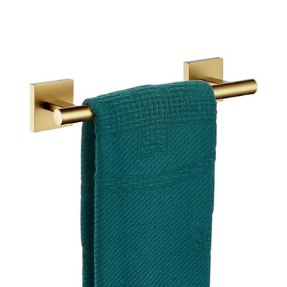 KOKOSIRI Towel Rack for Bathroom 9-Inch Hand Towel Bar Wall Mounted Towel Ring Holder Brushed Gold Stainless Steel Bathroom Organization, B4005BG-L9 - color: Brushed Gold