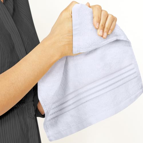 Utopia Towels 12 Pack Premium Wash Cloths, 12x12 in, 100% Cotton, White | Highly Absorbent Soft Feel Lightweight Washcloths - Premium Ring Spun Cotton, Ideal for Bathroom, Spa, Gym & Face - color: White