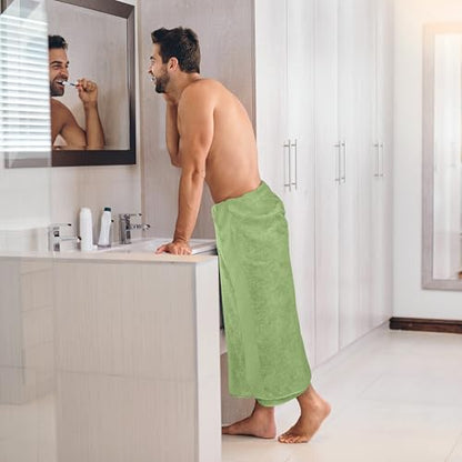 Utopia Towels Extra Large Bath Sheets, 2 Pack, 35x70 In, Cotton, Sage Green | Soft Lightweight Ring Spun Cotton Shower Towel Set - Highly Absorbent, Quick-Drying, Extra Large Bath Sheets, Durable - color: Sage Green