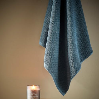 Christy Brixton 4 Piece Towel Set | Slate Blue | 100% Cotton | Ultra Soft | Super Absorbent | 600GSM | 2 Bath Sheets 2 Hand Towels - color: Slate, size: 2 Hand 2 Bath Sheet Set
