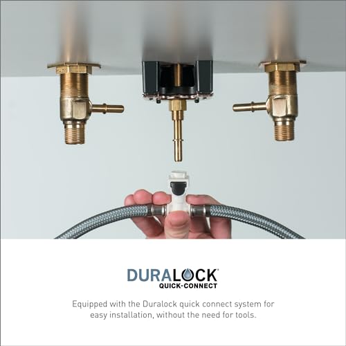 Moen Dartmoor Oil-Rubbed Bronze Two-Handle High Arc Widespread Bathroom Sink Faucet for 3-Hole Setups with Valve Included, TV6805ORB - color: Oil Rubbed Bronze