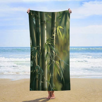 Tree Bamboo Soft Absorbent Bath Towel,Hand Towel Oversized Bathroom Essential,Gym Towels for Body,Sport,Yoga,SPA,Fitness160x80cm - size: 160x80cm