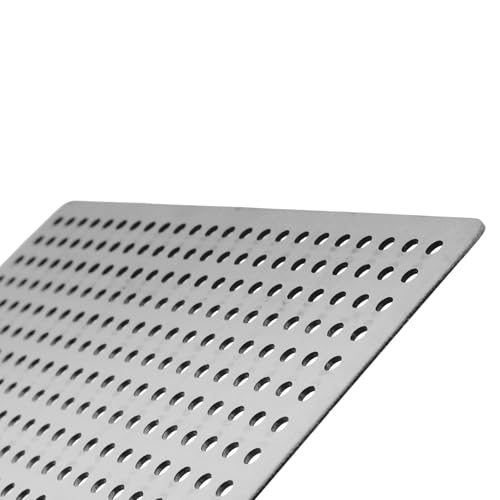 Square Drain Cover Grates, 5.9" x 5.9", 304 Stainless Steel | Drainage Grate Cover Replacement, Floor Drain Strainer, For Shower, Bathroom Floor, Balcony, and Outdoor Garden Drains - size: 5.9" x 5.9"