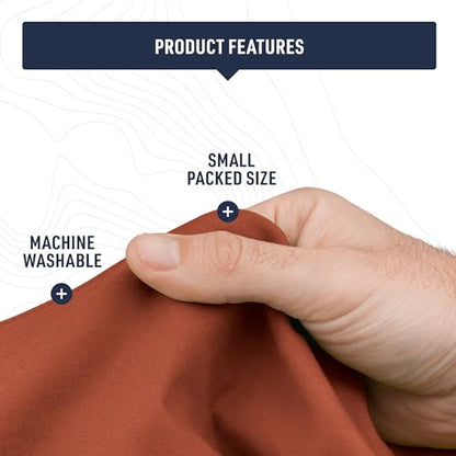 Sea to Summit Drylite Towel, Lightweight Camping and Travel Towel - color: Beluga, size: X-Large