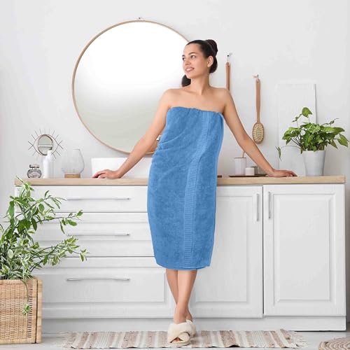 Utopia Towels Jumbo Bath Sheets, 2 Pack, 35x70 in, 600 GSM Cotton, Electric Blue - color: Electric Blue, size: 2 Piece Bath Sheet