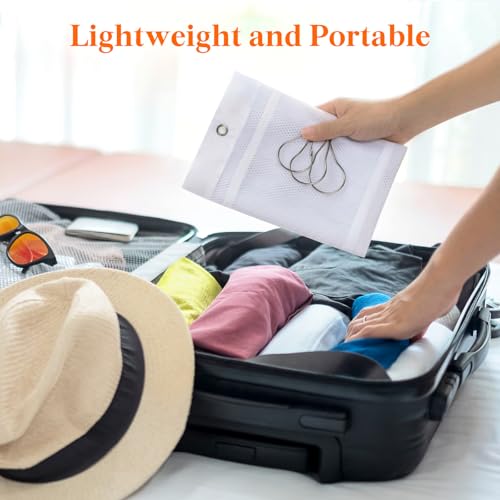 Lifewit Mesh Shower Caddy, 5 Pockets Hanging Bathroom Organizer, 1 Pack | 12" x 20", Attached 3 Hooks, Quick-Dry, Portable, Cruise Essentials, Idea for Toiletry, RVing, Travel, Camping - size: 12" × 20"