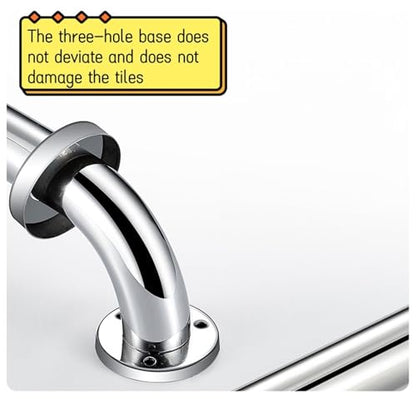 Bath Grab Rails for Elderly Anti Slip Shower Wall Grip Handle Safety Hand Rail Mobility Aids for Bathtub Toilet Kitchen Bedroom Shower - size: 15.7inch