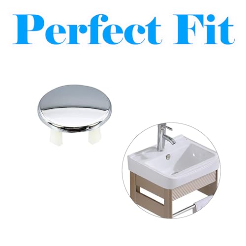 4 Pieces Bathroom Basin Sink Overflow Cover Rings Sink Overflow Ring Hole Round Basin Trim Drain Cap Cover for Kitchen Bathroom - color: Single layer