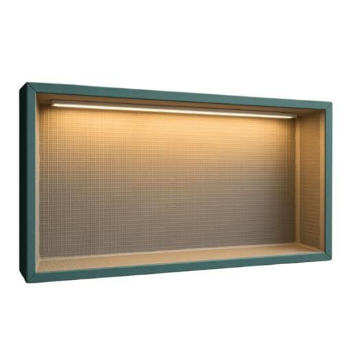 Shower Niche Insert Tile Ready with LED Light, 14x22 Inches – Recessed Wall Niche Insert for Shower Walls – Prefab Bathroom Shelf with Light Bar – Easy Tile Installation, Soft Warm Hue, Rectangle - size: 14x22