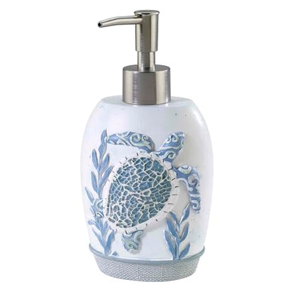 Avanti Linens - Accessory Set, Resin Tumbler, Toothbrush Holder, Soap Dish & Lotion Pump, Durable Bath Decor (Caicos Collection) - size: 4pc Accessory Set