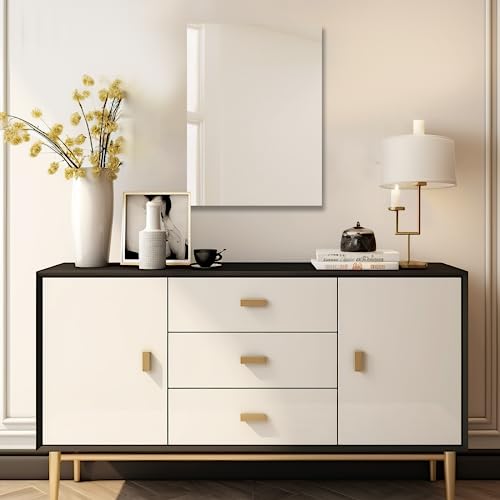 Bathroom Vanity Mirror 18"x24" Frameless Wall Mirror Shatterproof | Modern Wall Mount Vanity Mirror, Hangs Horizontally or Vertically, for Over Sink, Living Room, Bedroom, Upgraded Packing - size: 24"L x 18"W